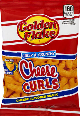 Cheese Crisp & Crunchy Curls Flavored Snack, Cheese