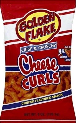 Cheese Flavored Crisp & Crunchy Cheese Curls Snack, Cheese