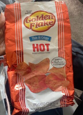 Hot Thin & Crispy Potato Chips, Hot