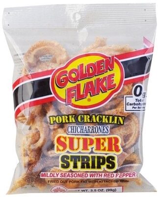Chicharrones Super Strips Mildly Seasoned With Red Pepper, Red Pepper