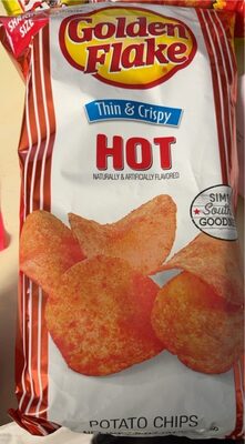 Hot Thin & Crispy Potato Chips, Hot