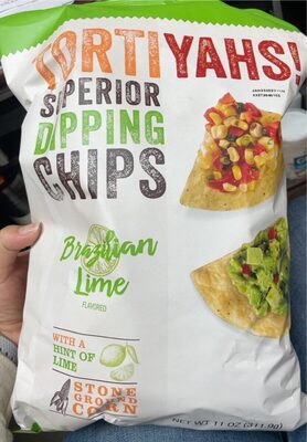 Brazilian Lime Flavored Superior Dipping Chips, Lime