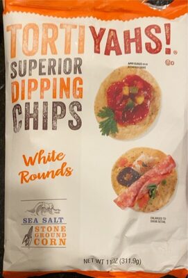 White Rounds Sea Salt Superior Dipping Chips, Sea Salt