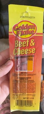 Beef & Cheese Pasteurized Process Cheddar Sticks, Beef & Cheese