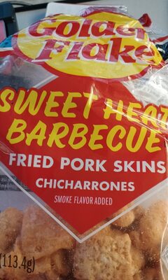 Sweet Heat Barbecue Chicharrones Fried Pork Skins, Barbecue