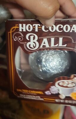 Salted Caramel Milk Chocolate Hot Cocoa Ball With Marshmallows, Salted Caramel Marshmallows