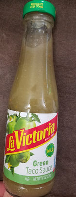 Green Taco Sauce, Mild