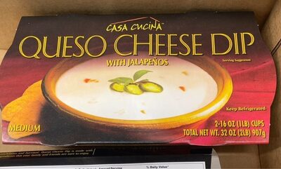 Queso Cheese Dip With Jalapenos, Queso Cheese With Jalapenos