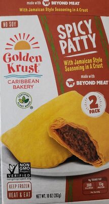 Jamaican Style Plant-Based Protein Turnover Spicy Patties