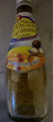 Honey Bee, Basil Seed Drink With Honey