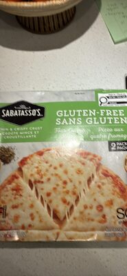 Four-Cheese Mozzarella, Fontina, Parmesan & Asiago Cheeses Gluten-Free Thin & Crispy Crust Pizza, Four-Cheese