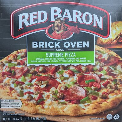 Brick Oven Crust Supreme Pizza