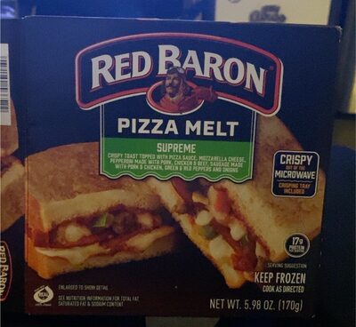 Supreme Pizza Melt