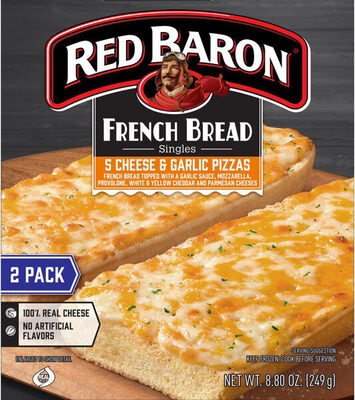 Singles 5 Cheese & Garlic French Bread Pizzas