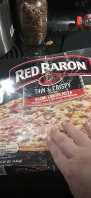 Thin & Crispy Crust Bacon Lovers Mozzarella Cheese & Three Cuts Of Premium Bacon Pizza, Bacon Lovers