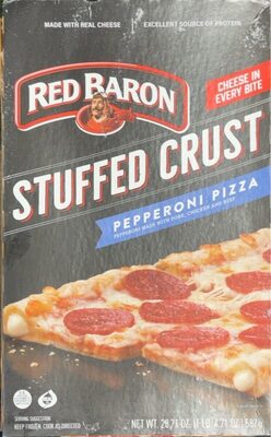 Stuffed Crust Pepperoni Pizza, Solid
