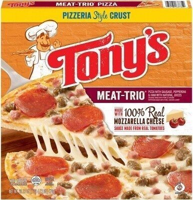 Meat-Trio Sausage, Pepperoni, & Ham With Natural Juices Pizza, Meat-Trio