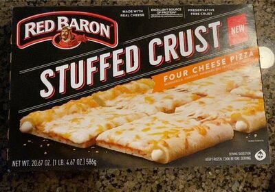 Stuffed Crust Four Cheese Pizza, Four Cheese