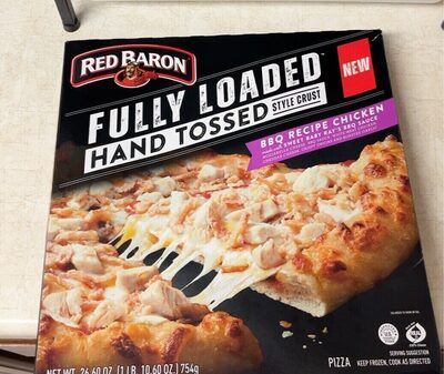 Hand Tossed Style Crust BBQ Recipe Chicken Pizza, BBQ; Chicken