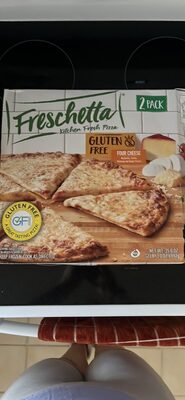 Four Cheese Mozzarella, Fontina, Parmesan And Asiago Cheeses Pizza, Four Cheese