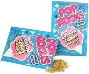 Cotton Candy Explosion Flavored Popping Candy, Cotton Candy Explosion
