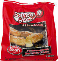 Bosco's Pizza Co, Bosco Sticks, Breadsticks, Mozzarella Cheese, Mozzarella Cheese