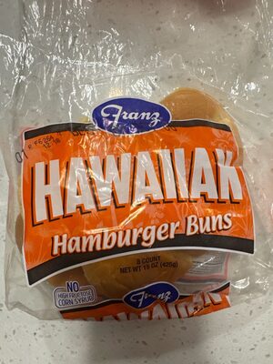 Hawaiian Hamburger Buns, Hawaiian