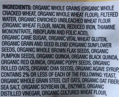 Organic Willamette Valley Great Seed Bread