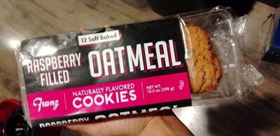 Raspberry Filled Oatmeal Cookies, Raspberry