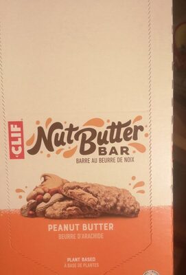 Peanut Butter Organic Nut Butter Filled Energy Bars, Peanut Butter