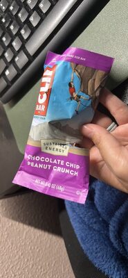 Chocolate Chip Peanut Crunch Energy Bar, Chocolate Chip Peanut
