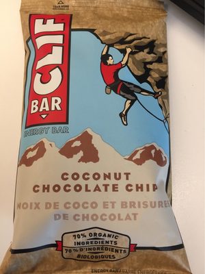 Coconut Chocolate Chip Energy Bar, Coconut Chocolate Chip