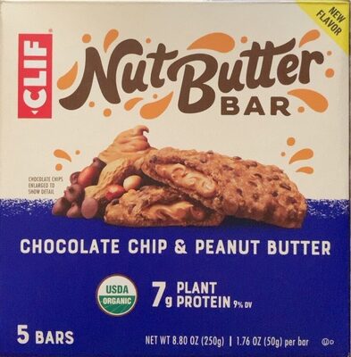 Chocolate Chip & Peanut Butter Nut Butter Bar, Chocolate Chip & Peanut Butter