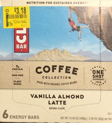 Vanilla Almond Latte Energy Bars, Vanilla Almond Latte