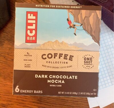 Dark Chocolate Mocha Energy Bars, Dark Chocolate Mocha