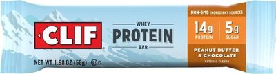 Peanut Butter & Chocolate Whey Protein Bar, Peanut Butter & Chocolate