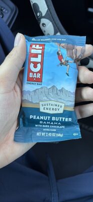 Peanut Butter Banana With Dark Chocolate Energy Bar, Peanut Butter Banana With Dark Chocolate
