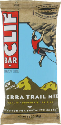 Sierra Trail Mix Energy Bar, Peanuts; Chocolate; Raisins