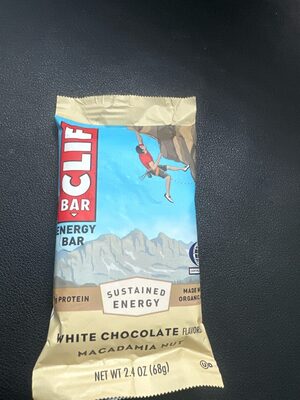 White Chocolate Macadamia Nut Energy Bar, White Chocolate Macadamia Nut