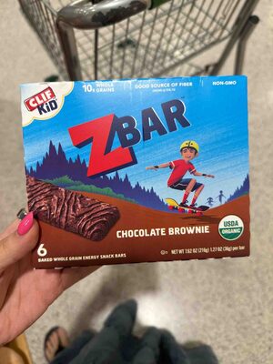 Chocolate Brownie Baked Whole Grain Energy Snack Bars, Chocolate Brownie