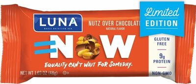 Nutz Over Chocolate Whole Nutrition Bar, Chocolate