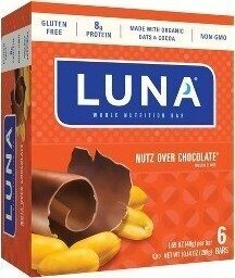 Nutz Over Chocolate Whole Nutrition Bars, Nutz Over Chocolate