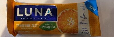 Tangerine Zest Whole Nutrition Bar, Tangerine Zest
