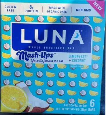 Lemonzest + Coconut Whole Nutrition Bars, Lemonzest + Coconut
