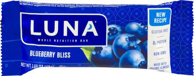 Blueberry Bliss Whole Nutrition Bar, Blueberry Bliss