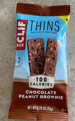 Chocolate Peanut Brownie Thins & Crispy Snack Bars, Chocolate Peanut Brownie