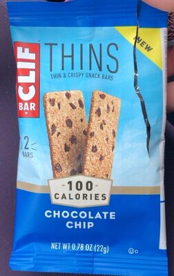 Chocolate Chip Thins & Crispy Snack Bars, Chocolate Chip