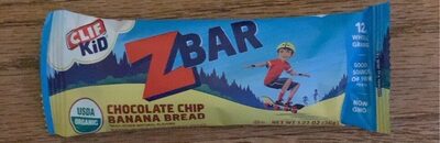 Chocolate Chip Banana Bread Baked Whole Grain Energy Snack Bar, Chocolate Chip Banana Bread