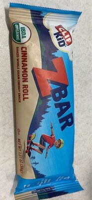 Cinnamon Roll Baked Whole Grain Energy Snack Bar, Cinnamon Roll