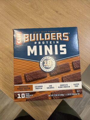 Chocolate Peanut Butter Protein Mini Bars, Chocolate Peanut Butter